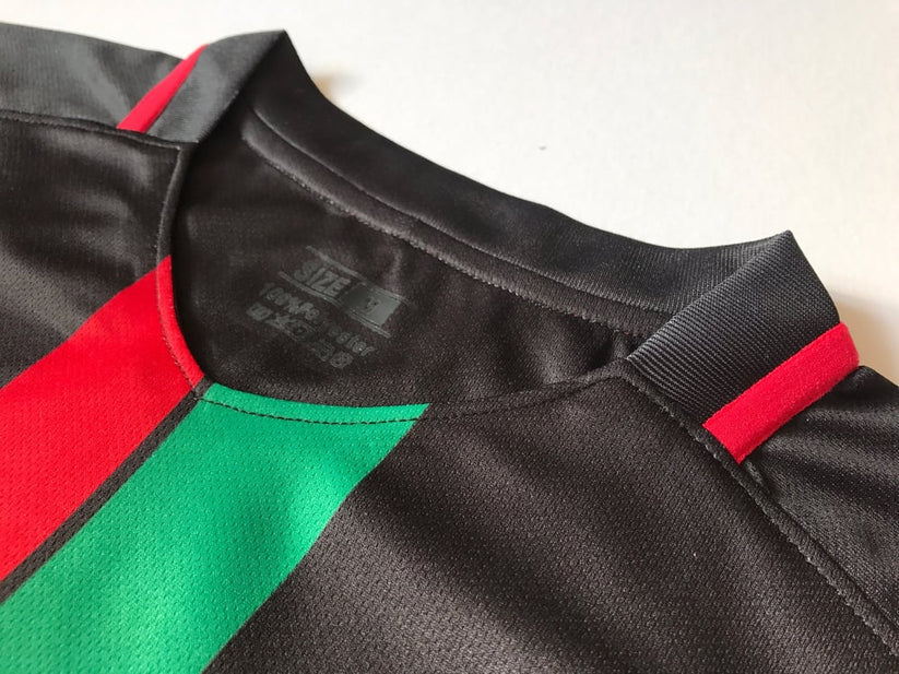 Classic Palestine Black Centre Striped (Red/Green) Soccer Jersey