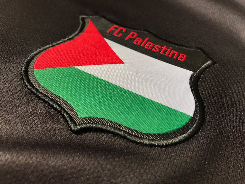 Classic Palestine Black Centre Striped (Red/Green) Soccer Jersey