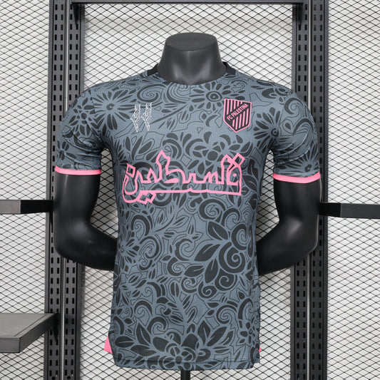 FC Palestina Black/Pink Soccer Jersey 25-26 Version