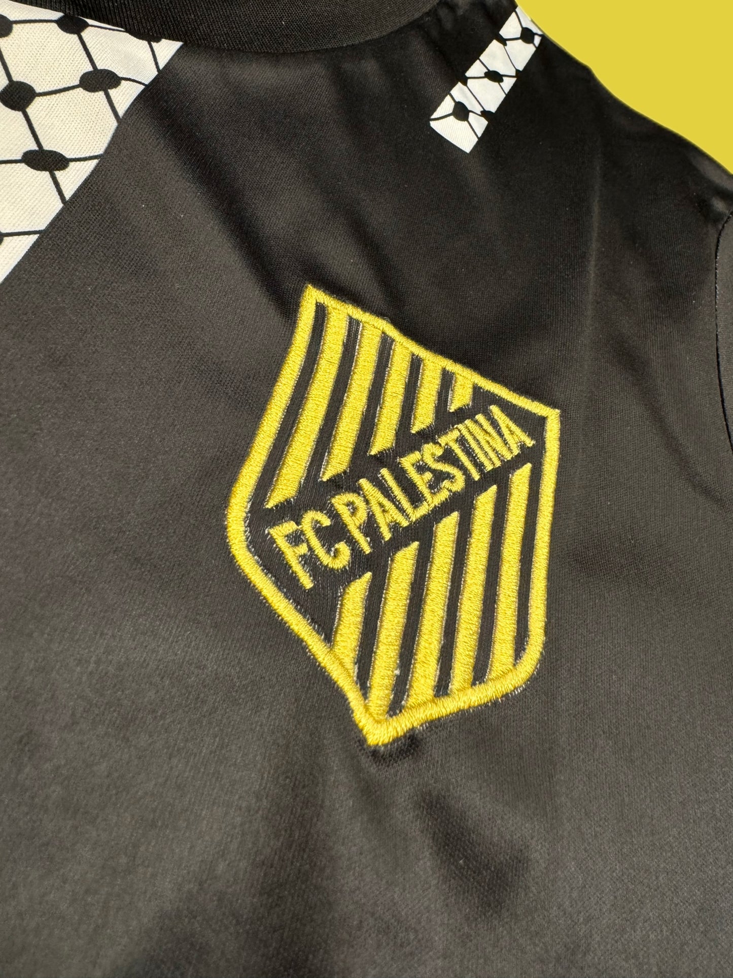 FC Palestina Black/Gold Soccer Jersey