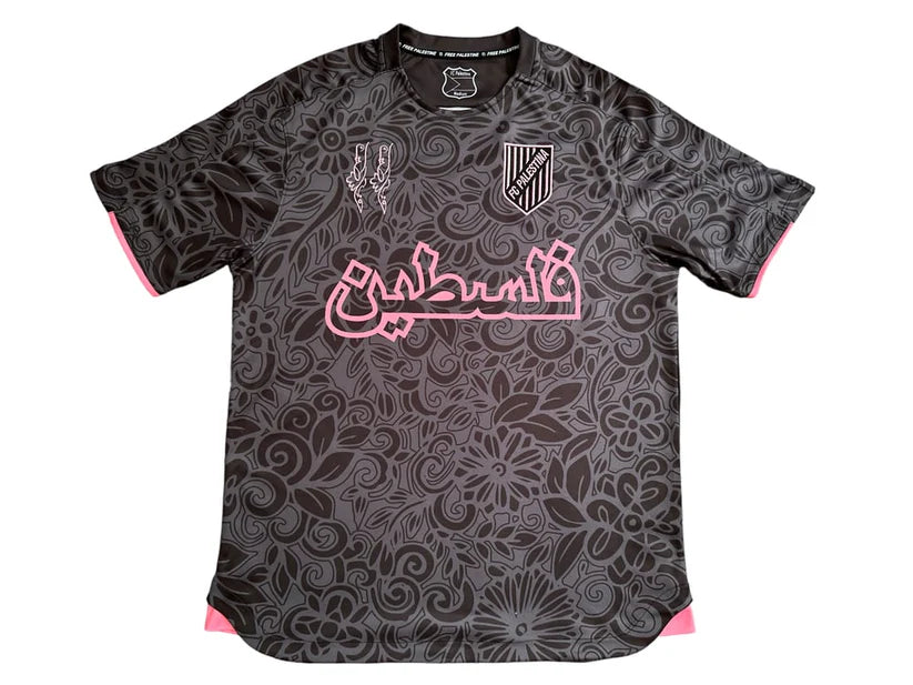 FC Palestina Black/Pink Soccer Jersey